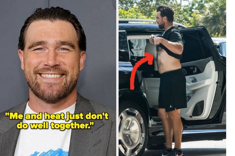 BuzzFeed – Celebrity: After Going Viral For Being Shirtless With Visible Body Hair, Travis Kelce Addressed Why He Can’t Take The Heat