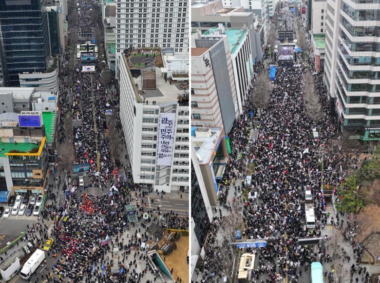 Tens of thousands set to hold rallies for, against Yoon’s impeachment