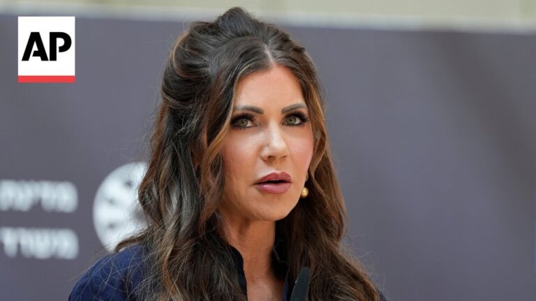 Associated Press: Kristi Noem tells Israel’s leaders that Trump ‘stands with you’