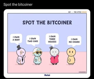 Bitcoin - The Currency of the Internet: Spot the bitcoiner