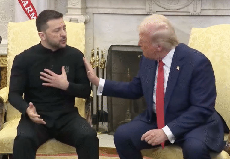 Extremely TENSE exchange at White House between Zelensky and Trump/Vance: Watch… – Revolver News