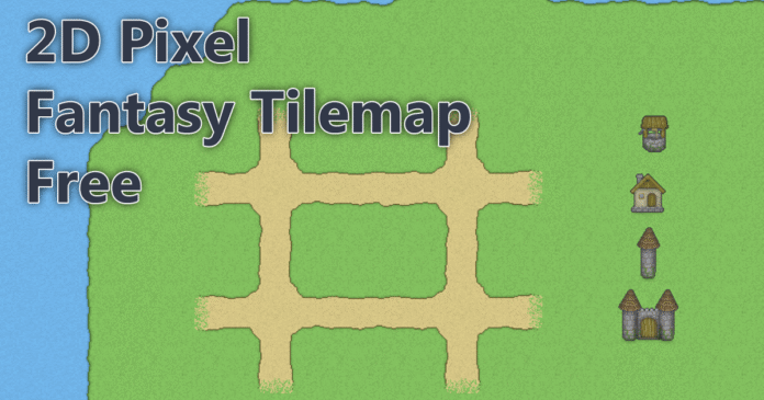 2D Pixel Fantasy Tilemap (Free)