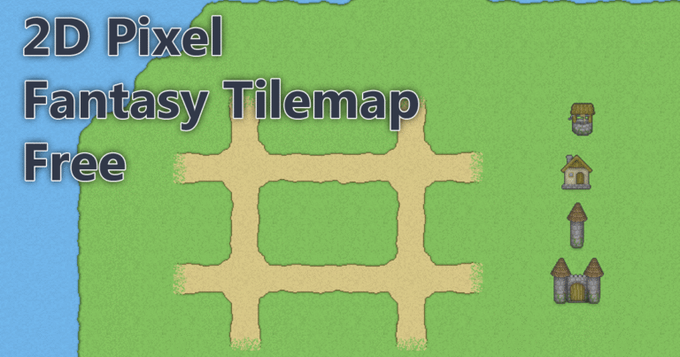 2D Pixel Fantasy Tilemap (Free)