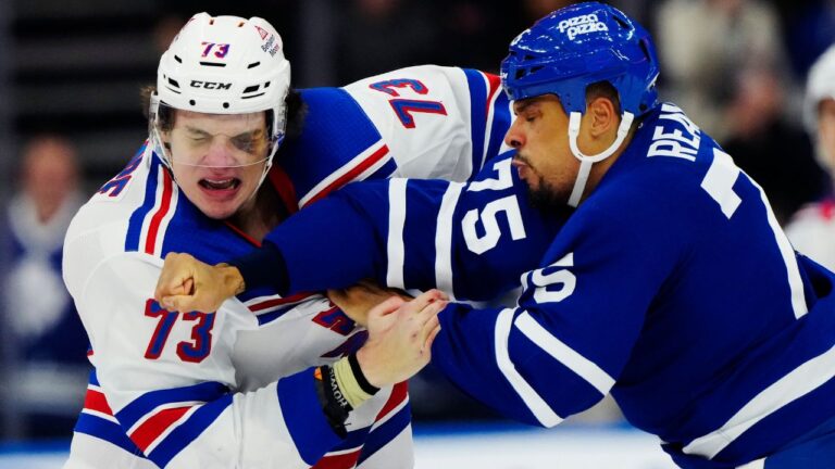 Maple Leafs starting Ryan Reaves in New York for one reason only