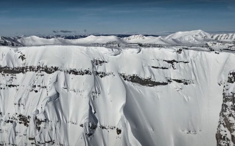 Skiing Super Steep 60° Slope @ Grand Teton National Park