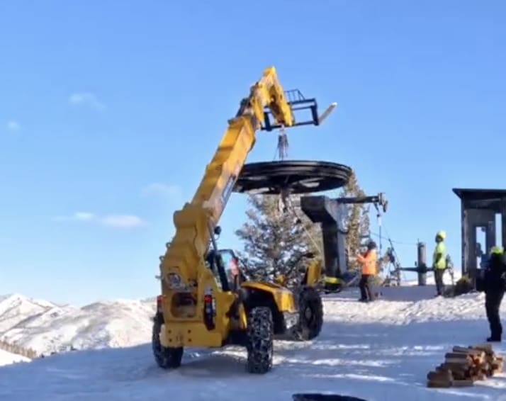 Solitude Reopens Sunrise Chairlift After Replacing Top Terminal Bearings