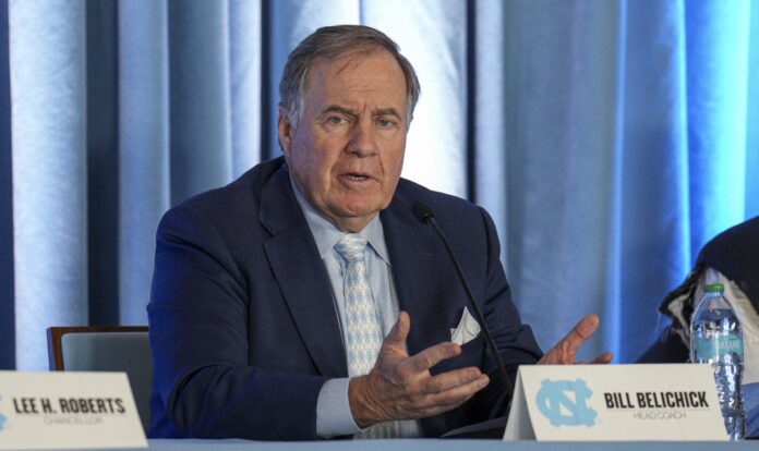 Bill Belichick’s UNC Tar Heels will be featured on offseason ‘Hard Knocks’