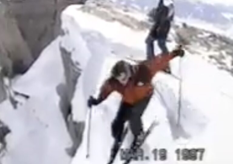 90s Corbet’s Couloir Fail Captured On Video