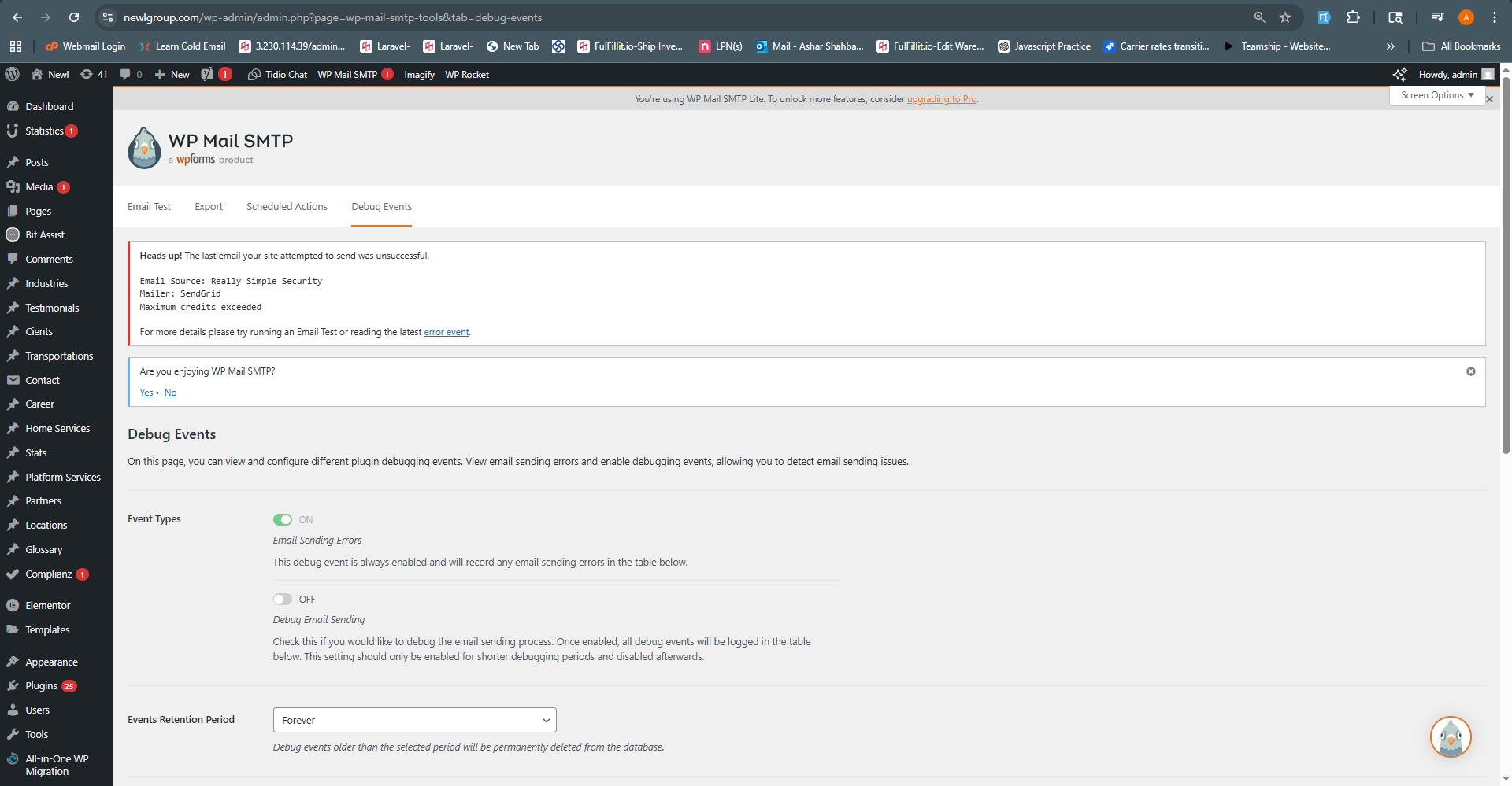 Ads From Wordpress Dashboard